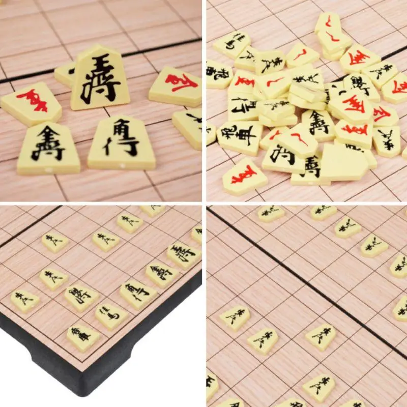 J2HF складные магнитные складки Shogi Set Bosked Portable японские шахматы дети