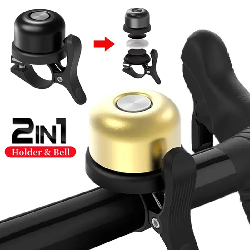

Bicycle Bell for Apple AirTag Bike Mount GPS Tracker Waterproof Anti-Theft Holder Case for Air Tag Hidden Under Bicycle Bell