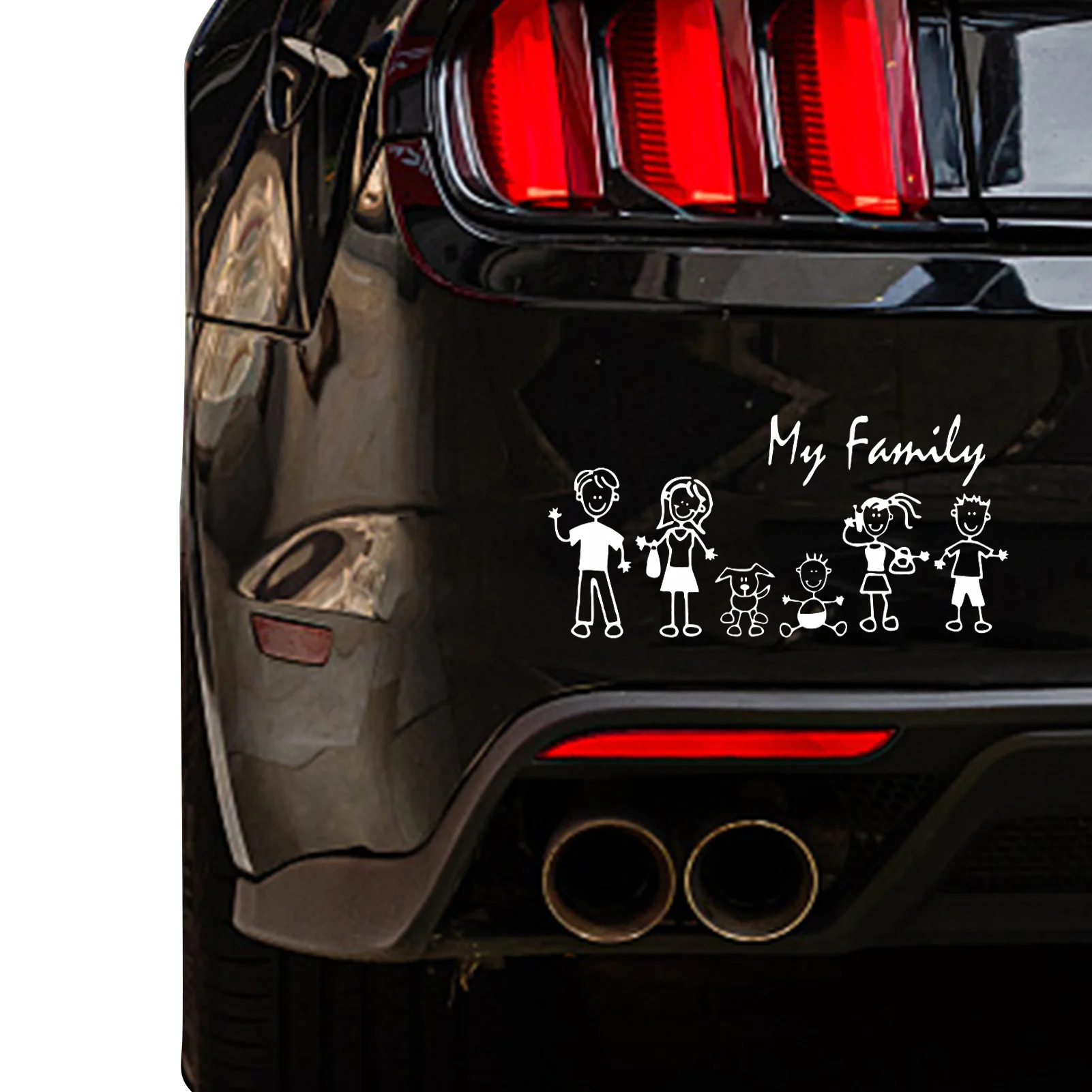 

Наклейки для автомобиля, Windows, My-Family, наклейки для бампера