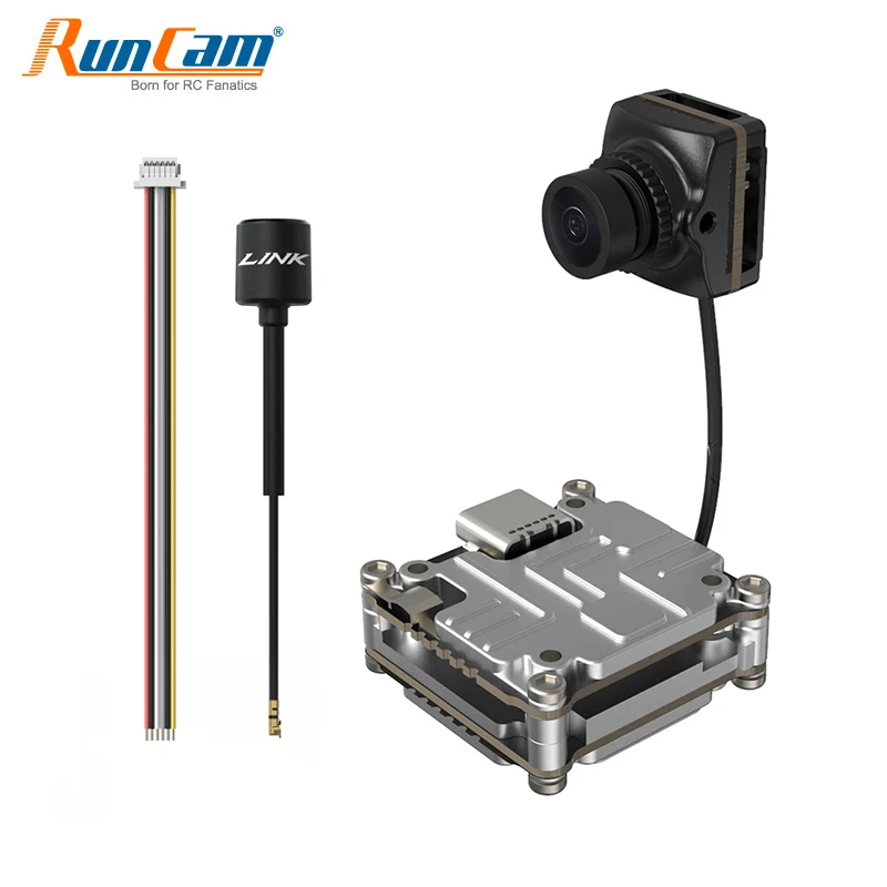 

Комплект цифровой камеры RunCam Link Falcon Nano HD FPV 1280*720 @ 120FPS 4:3 5,8 ГГц с антенной ipex для очков V2 Vista
