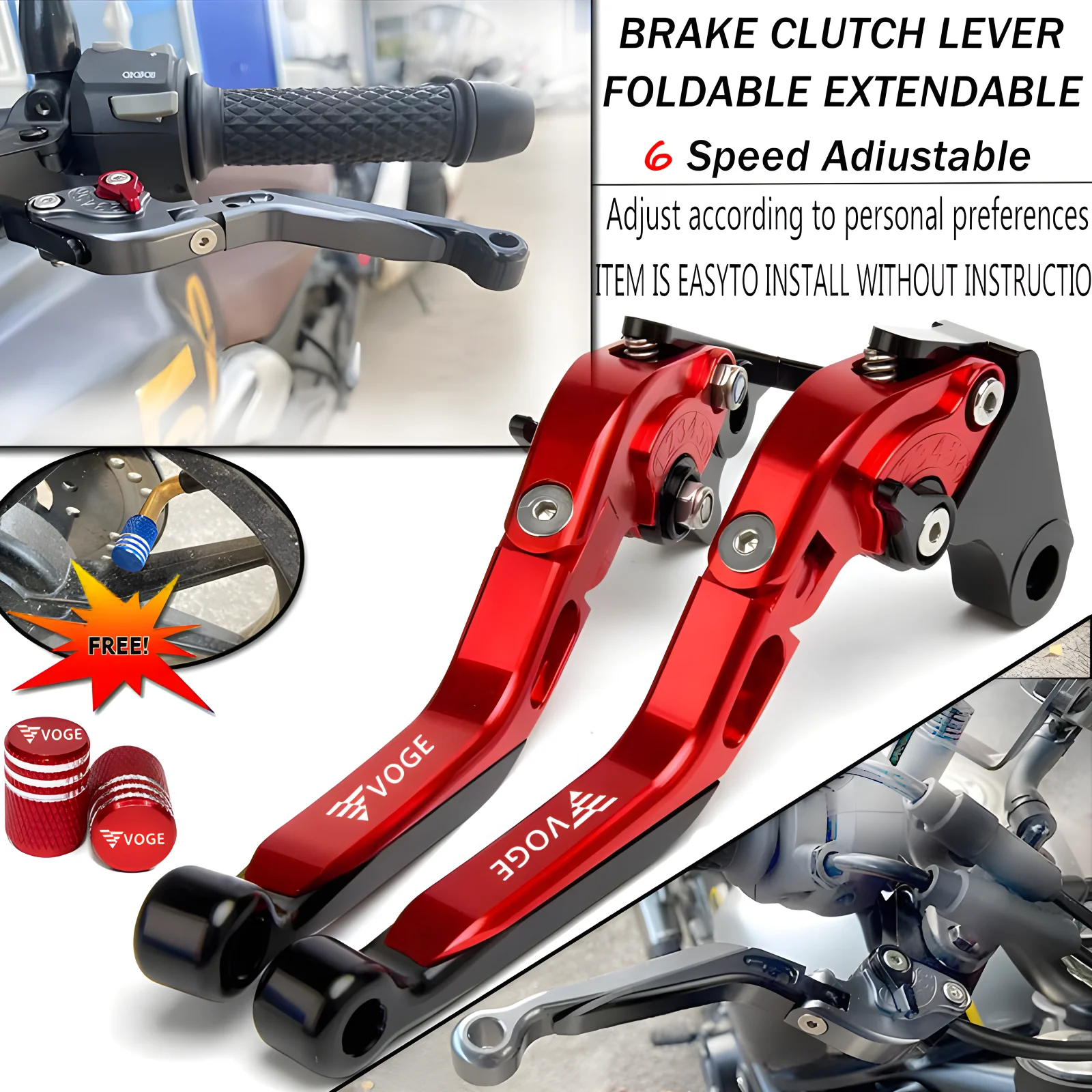 Для Loncin VOGE 300R/300RR/300AC/300ACX 2019-настоящее время рычаг сцепления набор тормозных