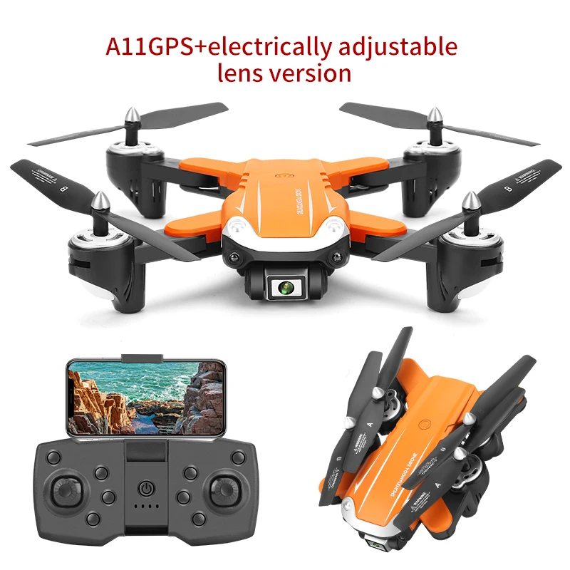 A11 Drone 4K Professional Remote Control Aircraft Intelligent Obstacle Avoidance Aircraft Dual-Camera HD Aerial Drone
