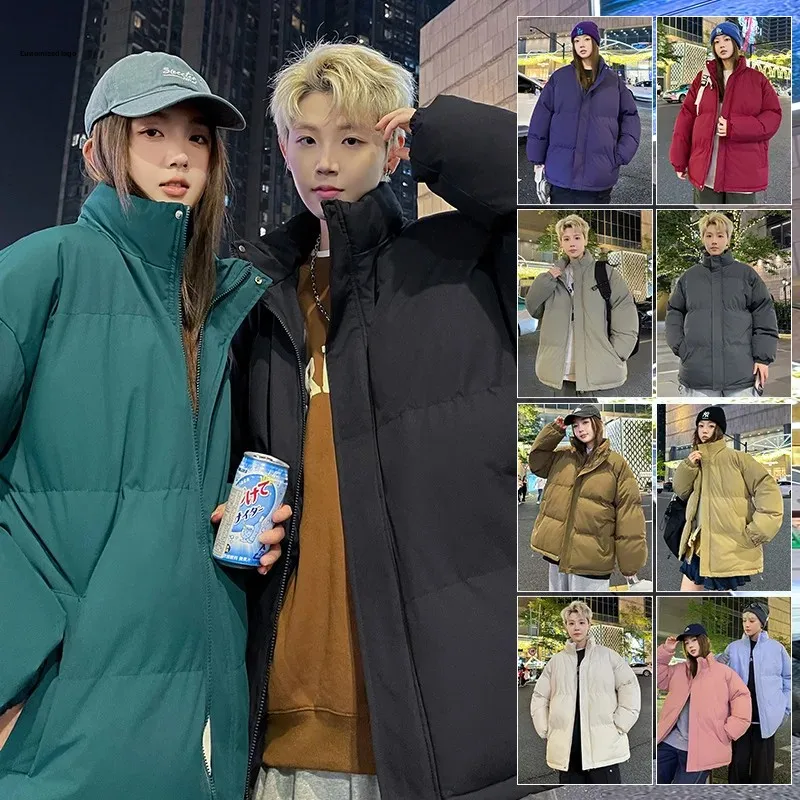 Модное мужское пальто с хлопковой подкладкой в американском стиле осень-зима 2024