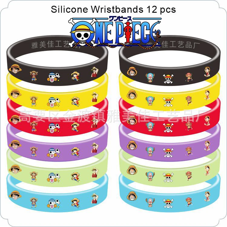 12 шт. цельный спортивный браслет в стиле аниме игровые периферийные устройства