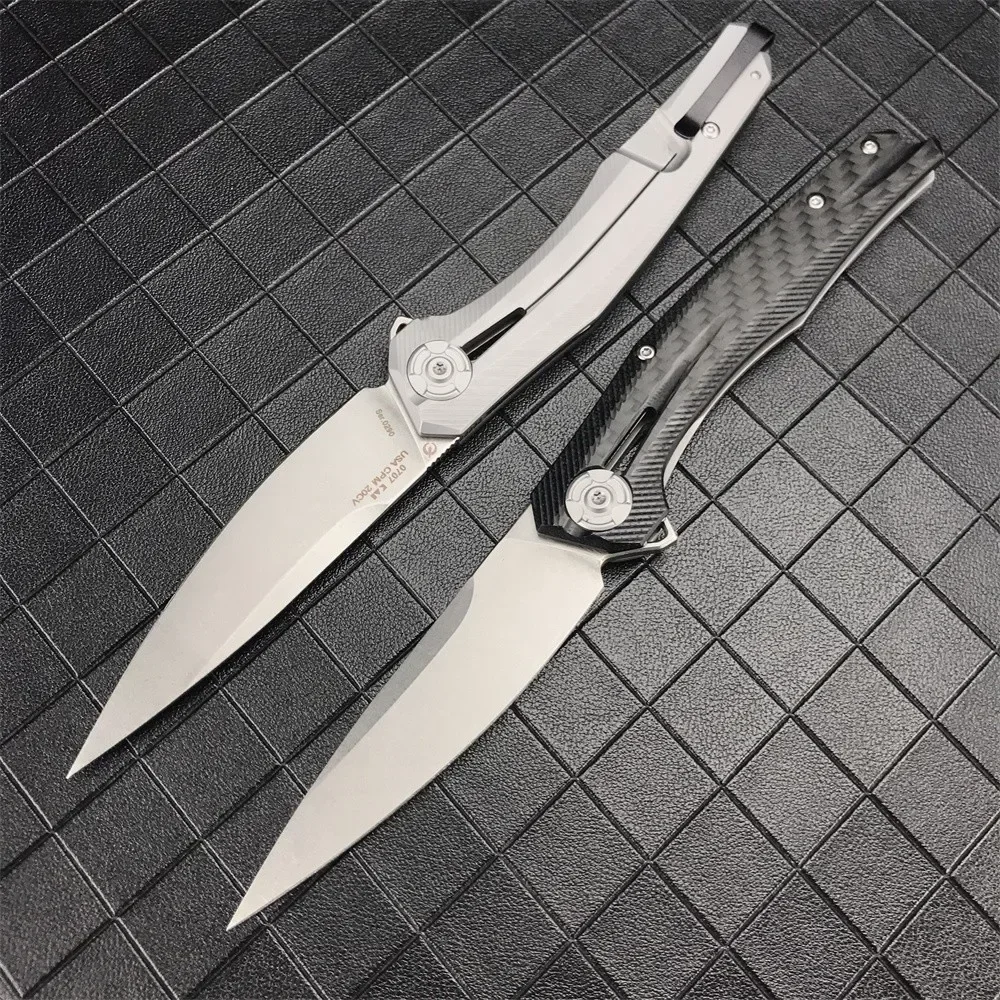 0707 шарикоподшипник Flipper карбоновый ламинат Mark D2 стальной складной нож кемпинг