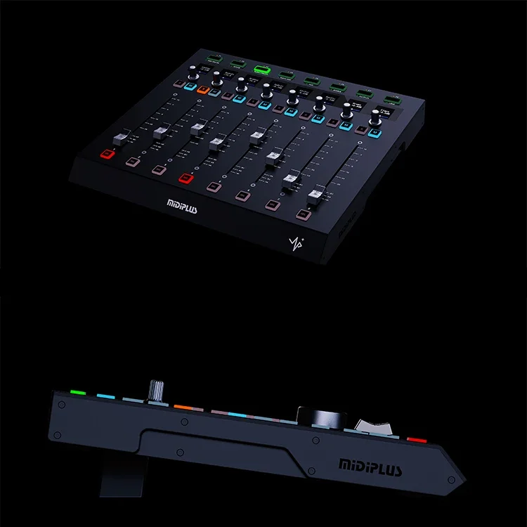 MIDIPLUS-микшер 32-канальная цифровая обработка звука 8 интеллектуальных моторизованных фейдера Специально разработанный контроллер Daw (art.: 3920d2ed701f2) - 3920d2ed701f2