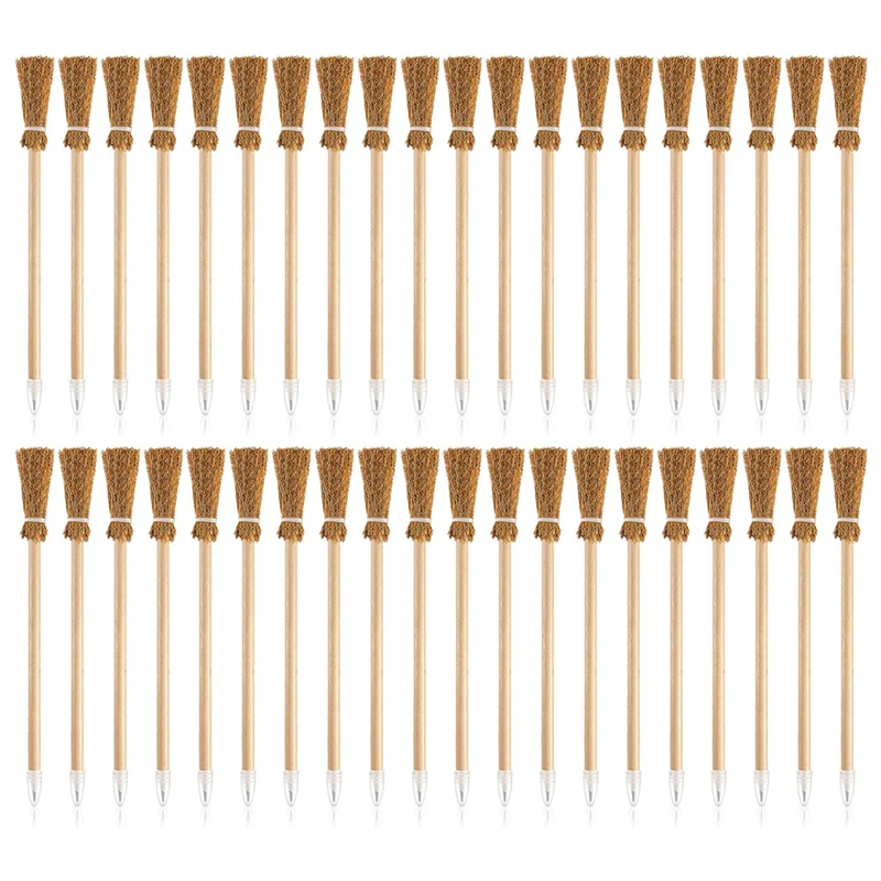 40 шт. карандаши с ведьмой и метлой для Хэллоуина Шариковые Хэллоуин