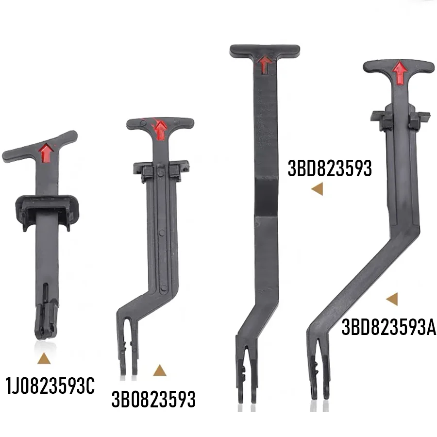 

Bonnet Hood Release Rod Lock Latch Black Handle Clips 1J0823593C 3B0823593 3BD823593 For VW BORA Variant Passat B5 GOLF IV