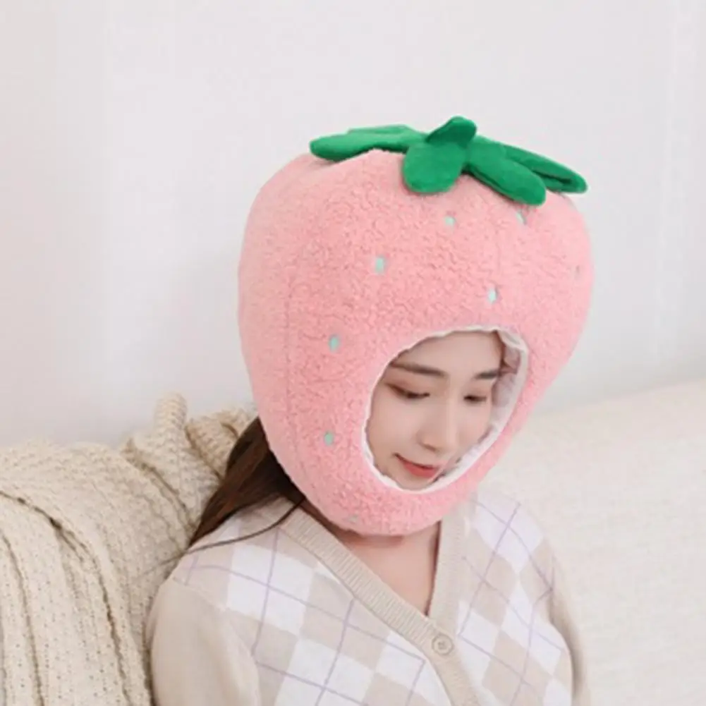 

Милая искусственная плюшевая шапочка унисекс, уютная одежда, мультяшный головной убор, украшение для хэллоуивечерние, фотография, реквизит