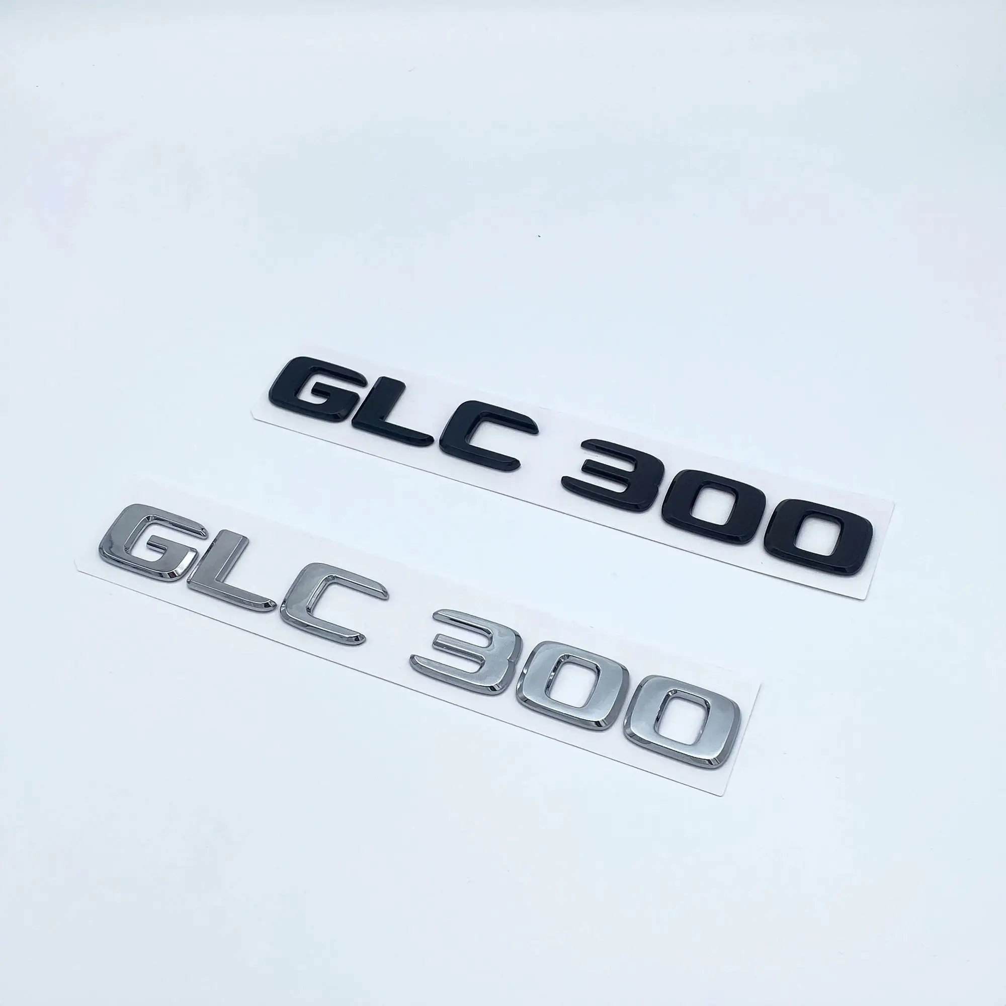 3D ABS хромированные черные буквы GLC260 GLC300 GLC350 GLC220d GLC350e 4Matic эмблема для Mercedes Benz GLC X253