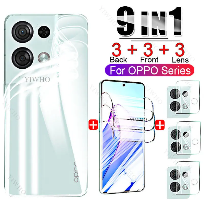 

Не стекло для Oppo Reno8 Pro Гидрогелевая пленка для 8 Pro Plus 8 Z 7 Pro 5G 7 SE 5G 7 Lite HD защита для экрана + задний водостойкий гель