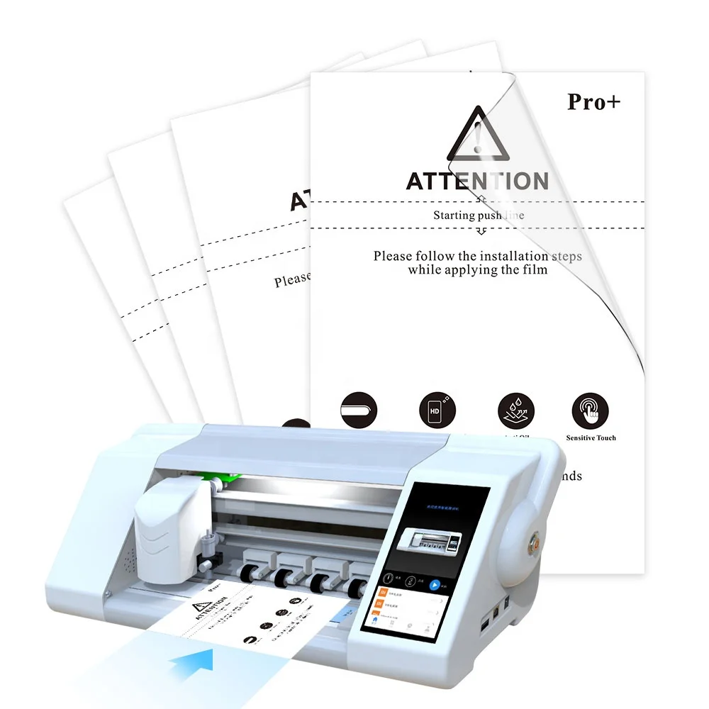 

Free unlimited cutting Hydrogel cutter Film Cutting mobile screen protector making machine screen protector cutter