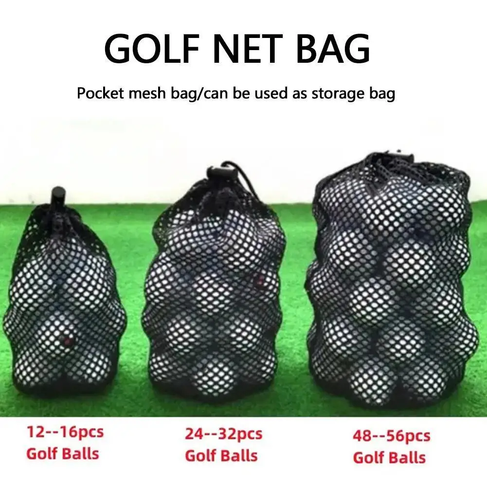 

Нейлоновая сумка на шнурке для переноски 16/32/56 мячей, сумка для хранения для Er, уличная спортивная Сетчатая Сумка, спортивный доступ P3f6