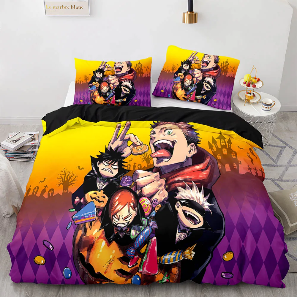 

Bedding Set Single Twin Full Queen King Size Anime Bed Set Aldult Kawaii Kid Bedroom Duvetcover Sets 3D Print 051