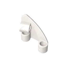 GOBRICKS  GDS-90255 панель изогнутая 9 3x3