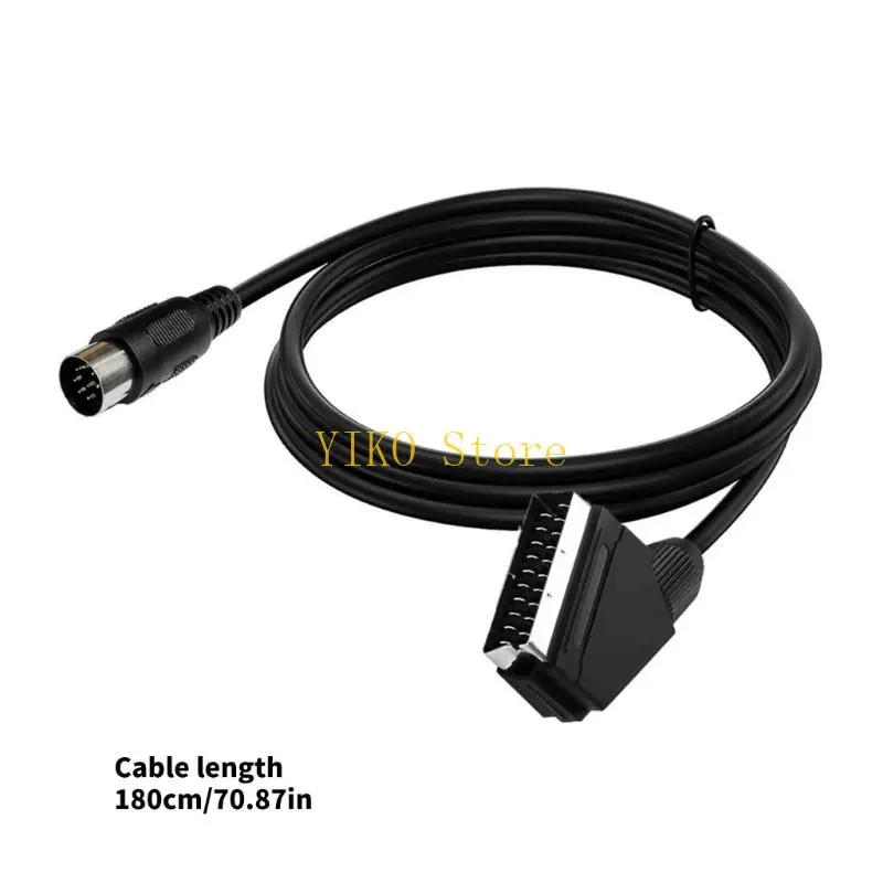 K32C Scart 8pin RGBS AV кабель гибкие куртки из ПВХ для стабильной передачи сигнала (art.: 3920d158743ea) - 3920d158743ea