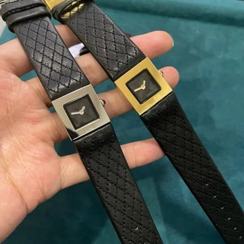 

New Top Luxury Brand Original Quality Square Watch Women Casual Leather Belt Watches Simple Ladies Wristwatch