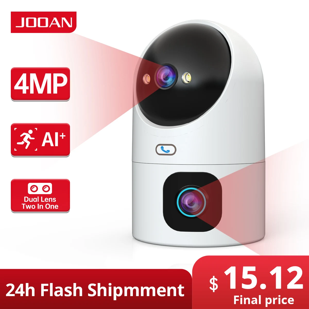 JOOAN  3MP&nbsp;PTZ&nbsp;ONVIF IP&nbsp;Camera&nbsp;5G&nbsp;WIFI&nbsp;Wireless&nbsp;Secur
