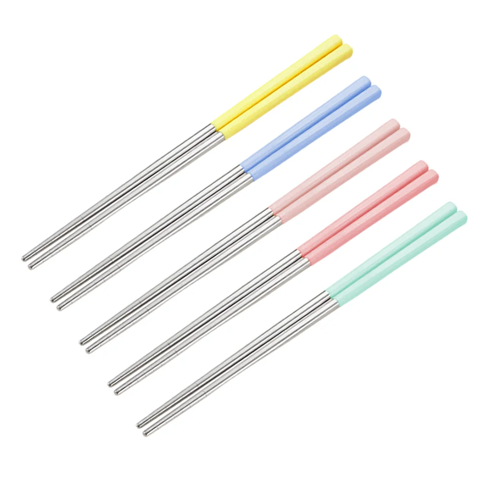 

Chopsticks Metal Multicolor Lightweight Candy Color Gold Plated Personalized Household Canteen Restaurant Hotel Kitchen