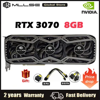 MLLSE Video Card RTX 3070 8GB NVIDIA GPU GDDR6 256bit HDMI*1 DP*3 PCI Express 4.0 x16 Graphics Cards For Gaming 1