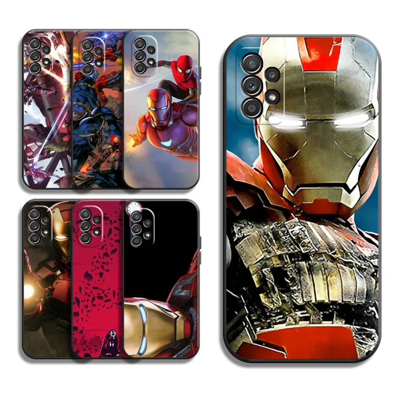 

Marvel Iron Man Phone Cases For Samsung Galaxy S20 FE S20 Lite S8 Plus S9 Plus S10 S10E S10 Lite M11 M12 Back Cover Coque