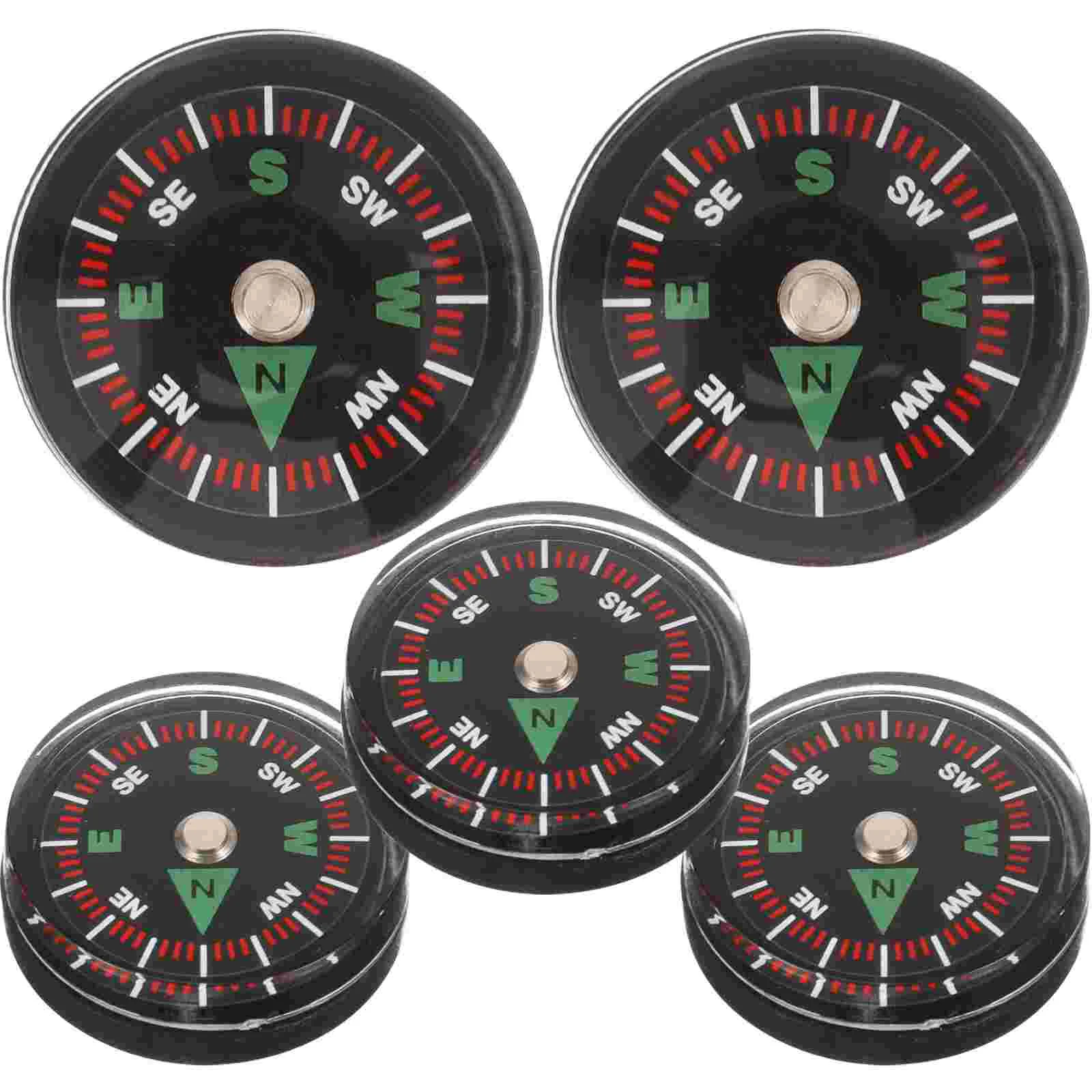 

5Pcs Compass Hiking Outdoor Basic Compass Small Compass for Outdoor Climbing Friends Hiking