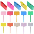 Ярлыки Т-образные для сада, водонепроницаемые Многоразовые маркеры, пластина с записью, цветок, овощи, клейкие знаки, 30-100 шт.