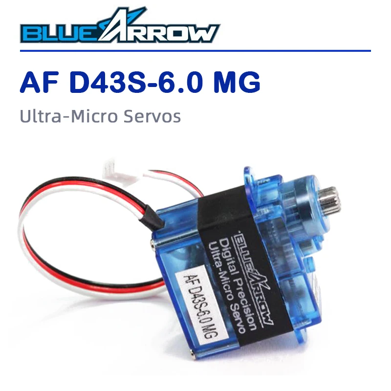 BLUEARROW AF D43S-6.0-MG K130 металлическая зубчатая Swash Plate цифровая модель самолета Рулевое