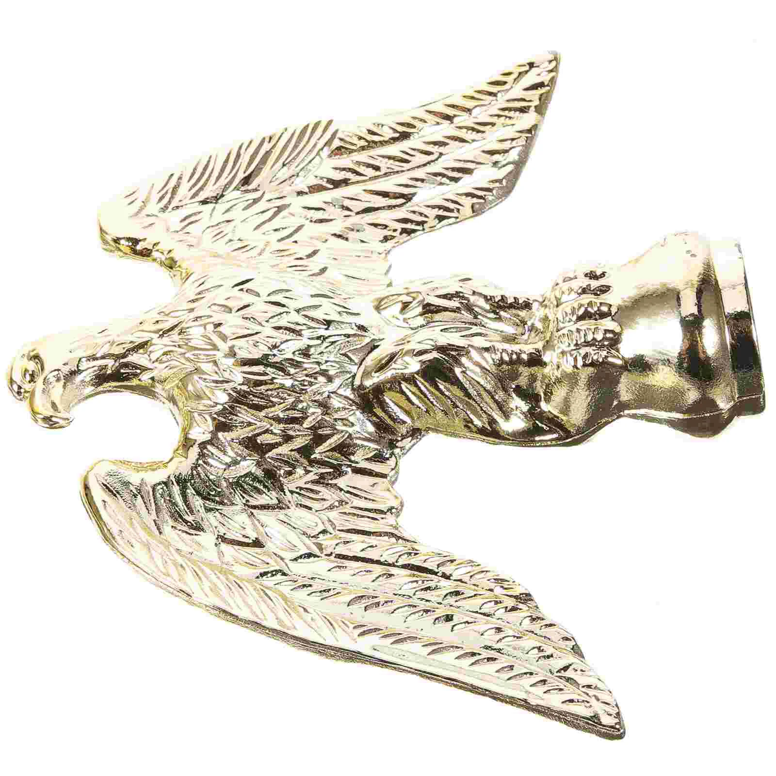 

Flags Pole Decor Eagle Topper Alloy Flagpole Finial Supplies Ornament Crafts Accessories