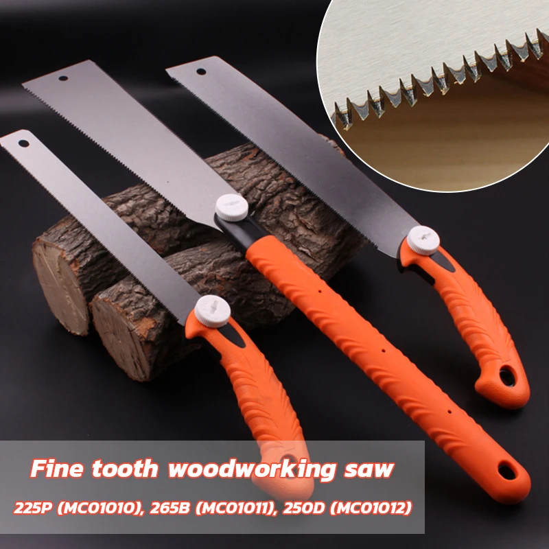 

Hand Pull Saw 250D 265B 225P Fine-toothed Double Sides Saw For Garden Pruning Logging Saw PVC Plastic Cutting Woodworking Tools