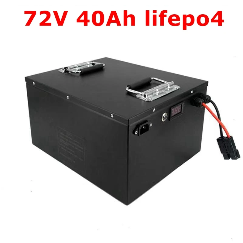 

MLG waterproof lithium 72v 40ah lifepo4 battery BMS 24S for 4000w 3500w bicycle bike scooter Forklift vehicle +5A charger