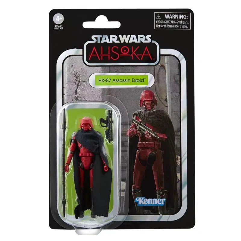 Фото Новая оригинальная фигурка Hasbro Star Wars The Vintage Collection Ahsoka HK-87 Assassin Droid, игрушка, модель, подарок №1