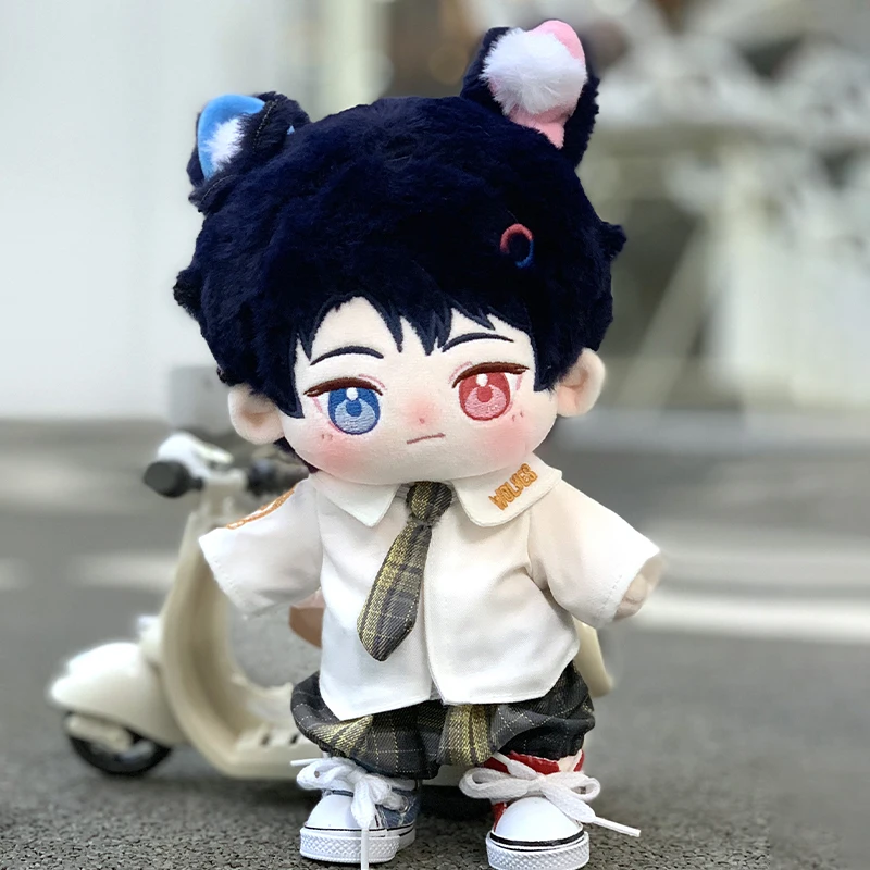 

Game Official Identity V 487 Wolf Team Cosplay Cute 20cm Plush Stuffed Change Dolls Toy Doll Plushie Clothes Xmas Gift