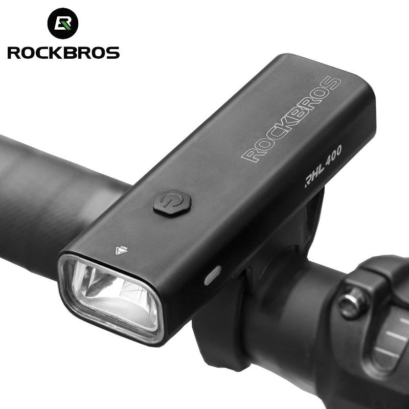 

Велосипедная лампа ROCKBROS, 400 лм, 2000 мАч, зарядка от USB