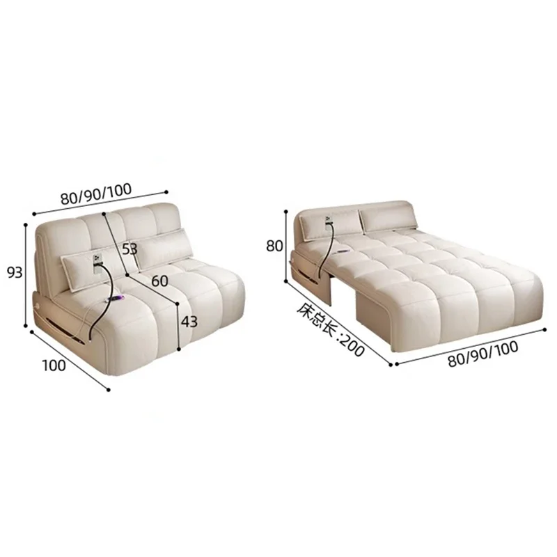 Диваны для гостиной Smart Power итальянский минимализм одиночный балкон диваны с