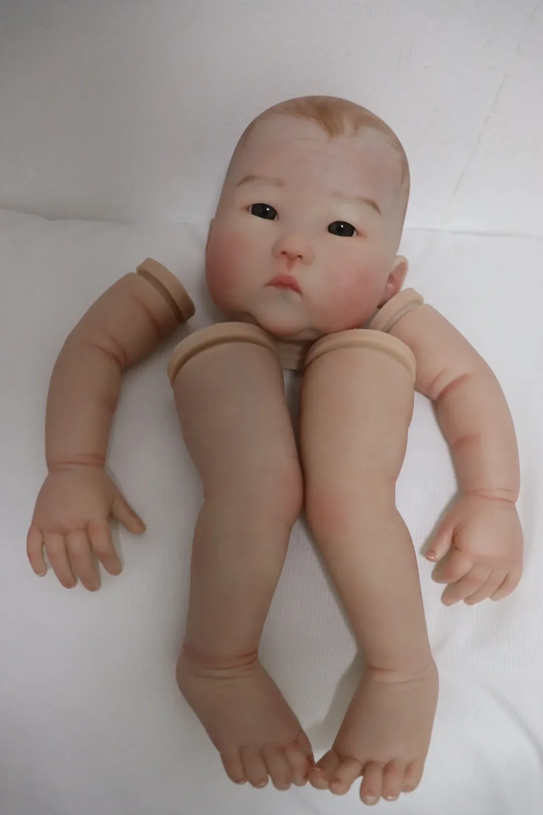 SINO-BB 20-дюймовая кукла реборн Anming уже окрашенный комплект с раскрашенными