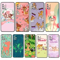 disney cartoon animal bambi phone case for samsung galaxy a91 a81 a71 a51 5g 4g a41 a31 a21 a11 core a42 a02 a12 cover