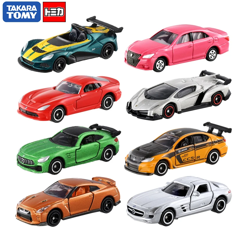 

Спортивные автомобили Takara Tomy Tomica, Легкосплавные Автомобили GT Lamborghini Mclaren Nissan Toyota и т. д. Премиум-фигурка модель орнамент подарок для мальчика