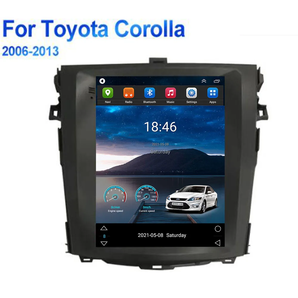 

8Core Android 12 Car Radio for Mitsubishi Outlander 2007-2013 Multimedia 2Din 5G Carplay GPS 9.7" Tesla style screen Camera