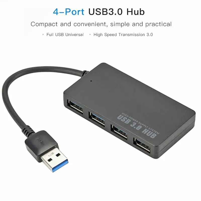 USB Hub USB 3.0 4 PORT Type C HUB High Speed Data cable Convertor adapter Support Multi Systems Plug and Play USB Adapter images - 6