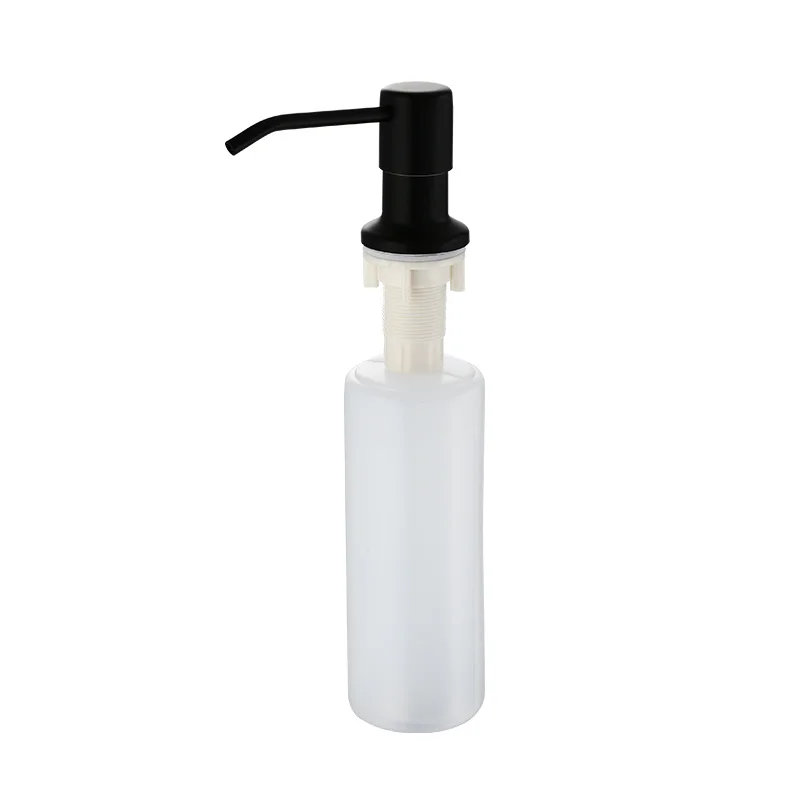

Black Liquid Soap dispenser kitchen sink detergent bottle accessories washbasin 304 stainless steel, black hand sanitizer 300 ml