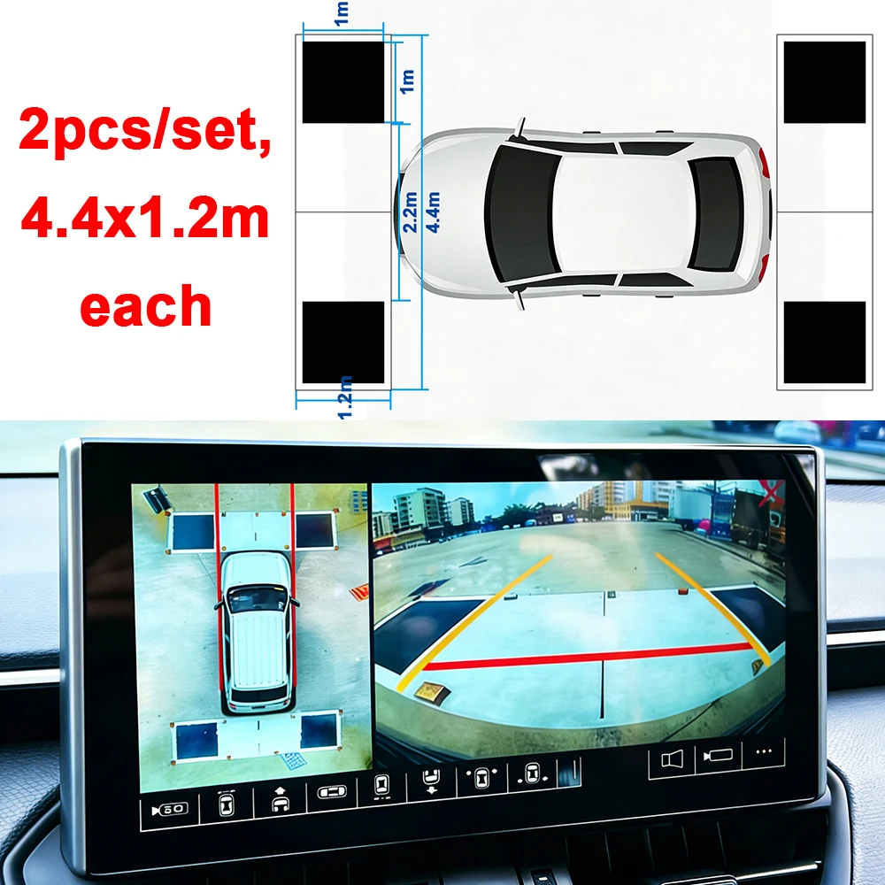 Фото Калибровочная ткань Carsanbo 3D 2D для Car 360 °   Специальная ткань для отладки панорамных систем видеонаблюдения, опции 1.6x1.2м/ 4.4x1.2м/ 4.8x1.2м №3