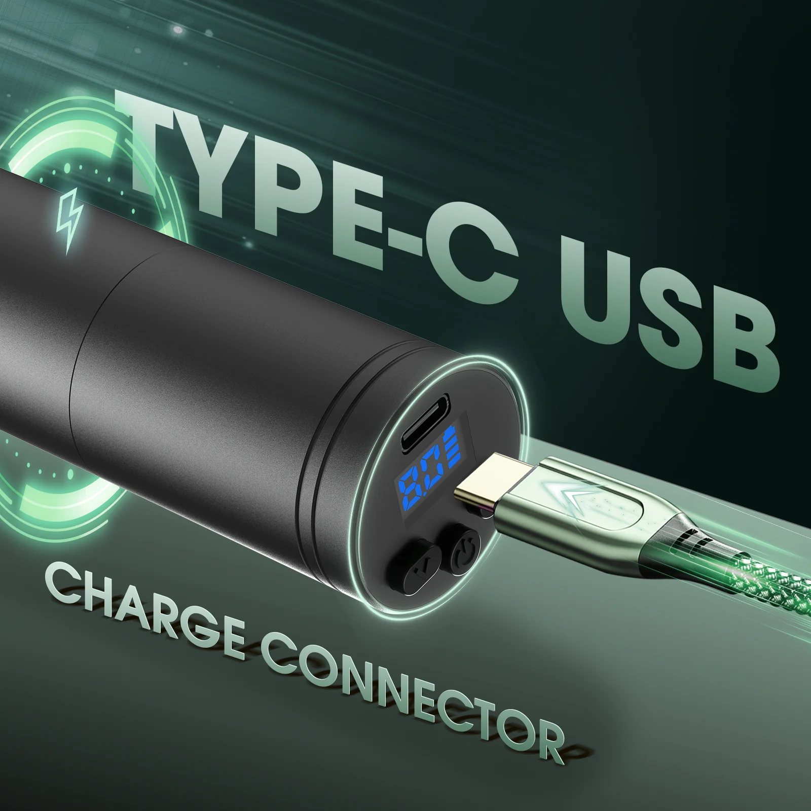 Беспроводная тату-машинка INKIN ручка набор для татуировки с силиконовым