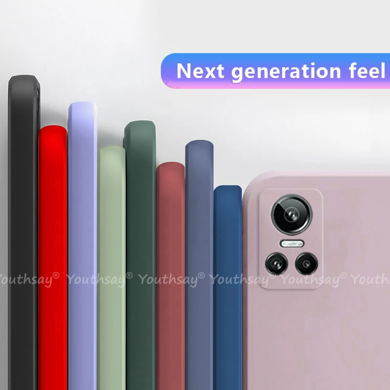 

For Realme GT Neo3 Case For Realme GT Neo 3 Case Silicone Plain Protector Rubber Bumper Shell Fundas Cover Realme GT Neo3 Cover