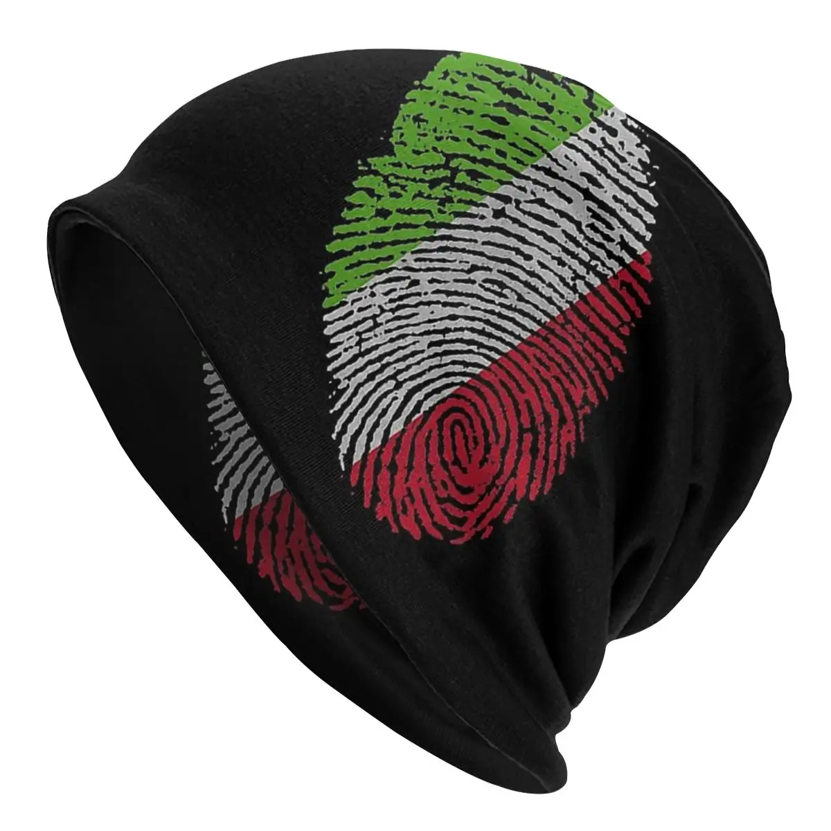 

It Is In My DNA Men Women's Beanie Hats Italy Fingerprint Knitted Hat Hip Hop Earmuff Bonnet Street Skullies Beanies