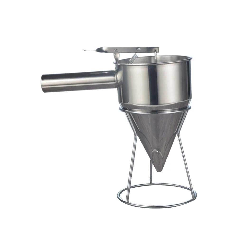 

Dispenser Batter Funnel Pancake Cake Pourer Stainless Steelcupcakekit Makingpiston Pitcher Baking Standdropper Octopus Tools