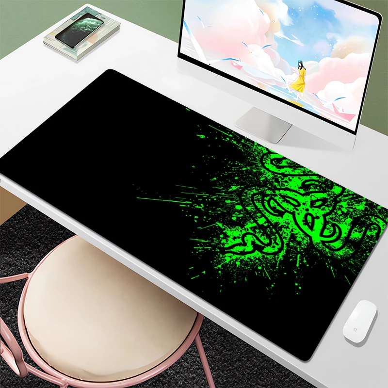

Computer Accessories Razer Mause Pad Gaming Cabinet for Pc Gamer Keyboard Desk Mat Mousepad Kawaii Desktops Mouse Pads Deskpad