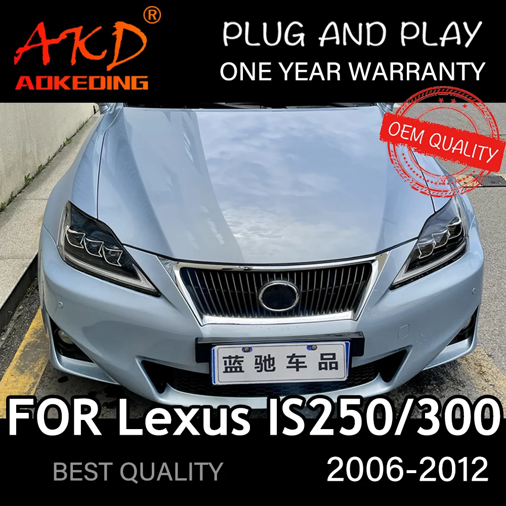 

Фары для Lexus IS250 2006-2012, автомобильные светодиодные фары DRL Hella 5, ксеноновые линзы Hid H7 IS350 IS300, автомобильные аксессуары