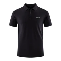 2022 new breathable golf polo shirts mens casual short sleeve high quality logo custom mens polo shirt man sports t shirt
