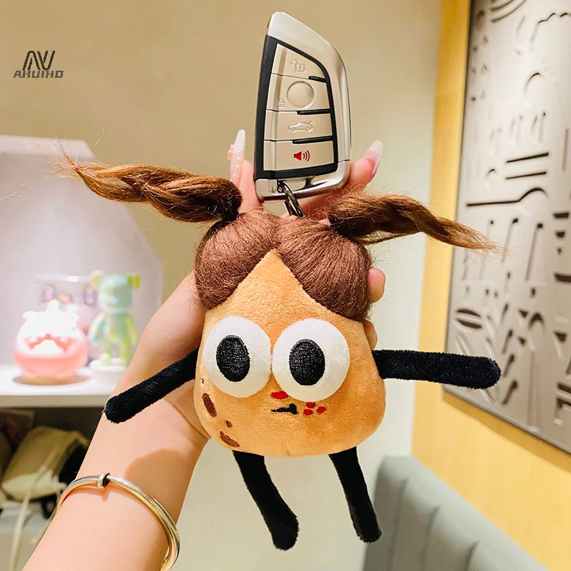 Креативные забавные длинные волосы искусственная плюшевая игрушка украшение